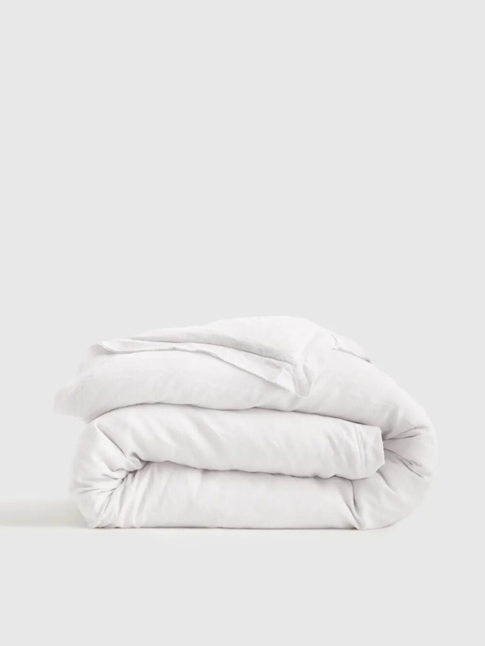 NWT Quince European Linen Double Flange Duvet Cover White King/Cal King - Picture 3 of 10